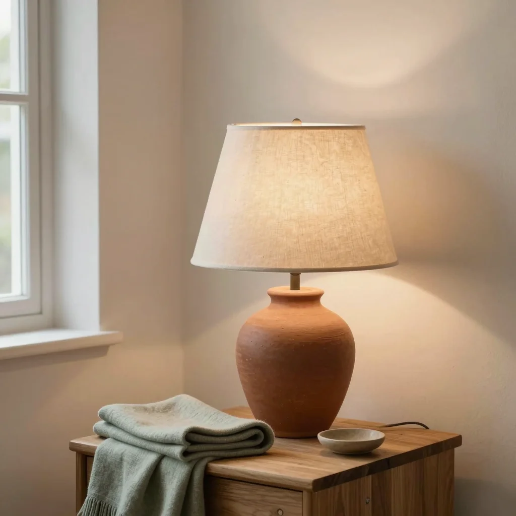 Pleated Shade Lamp