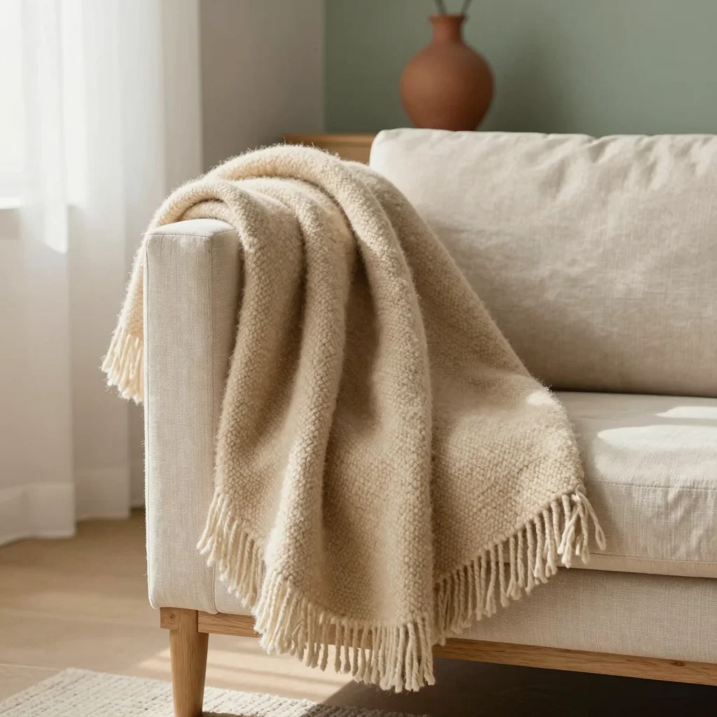 Sand Wool Throw